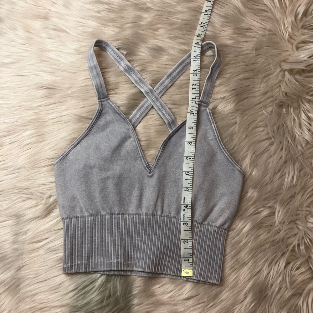 FREE PEOPLE Good Karma Crop Tank Top XS/S - Picture 7 of 8